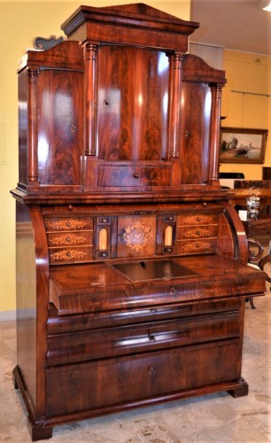 Mobilier Bureau et Secrétaire - Bureau Période Biedermeier Autriche